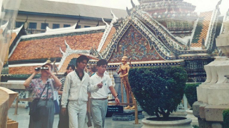 Bangkok palace street photo